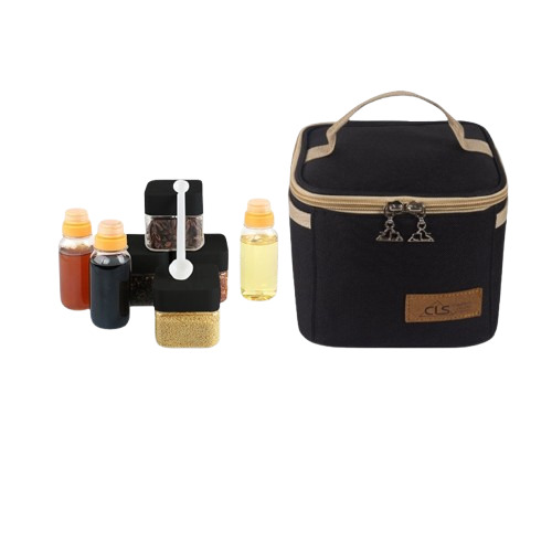 Kotak Penyimpanan Bumbu Spice Box Outdoor Camping Picnic Equipment Botol Bumbu Alat Masak Kemah Hiking Mendaki