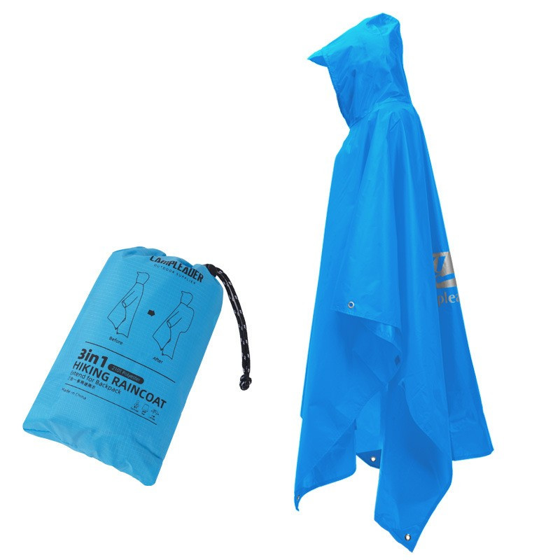 Mantel Rain Coat CAMPLEADER Jas Hujan 3 in 1 Outdoor Mantel Hiking Waterproof Camping Outdoor Mendaki