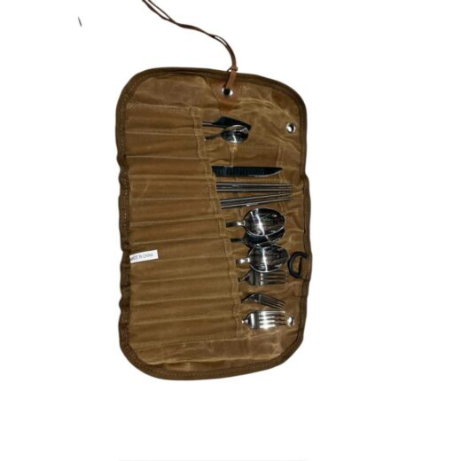 Tas Alat Makan 11 Set ISE MOUNT Peralatan Makan Camping Outdoor Hiking Tableware Aksesoris Masak Kemah