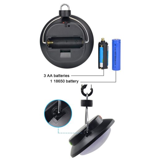Lampu Tenda 40 LED Camping Light Lamp Penerangan Lampu Camping Hanging Tent Lamp - Image 2