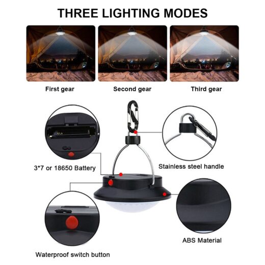 Lampu Tenda 40 LED Camping Light Lamp Penerangan Lampu Camping Hanging Tent Lamp - Image 4
