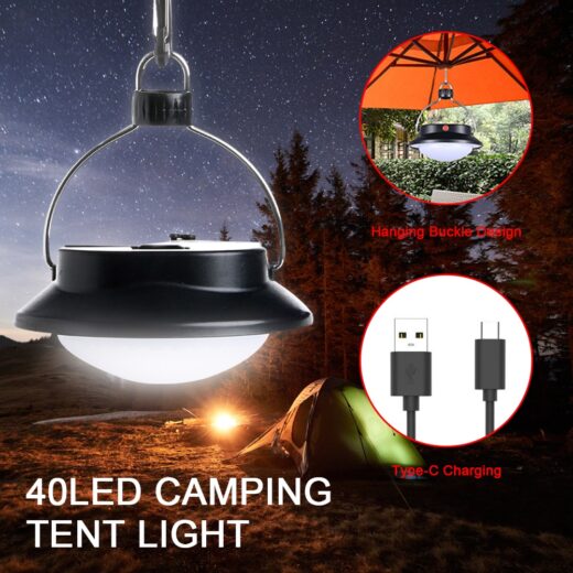 Lampu Tenda 40 LED Camping Light Lamp Penerangan Lampu Camping Hanging Tent Lamp - Image 5
