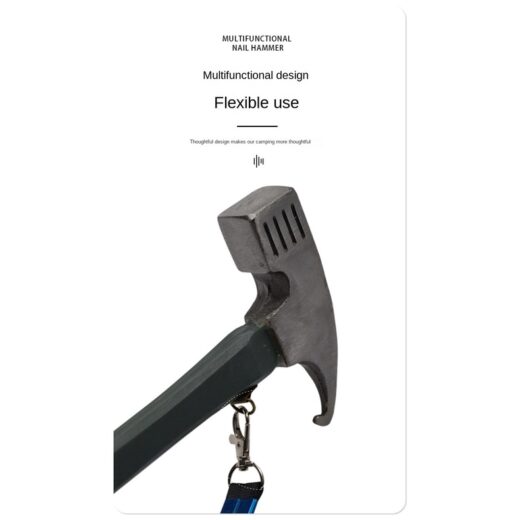 Palu Camping Mendaki Portable ISE MOUNT Nail Hammer Camping Kemah Outdoor Hiking - Image 5