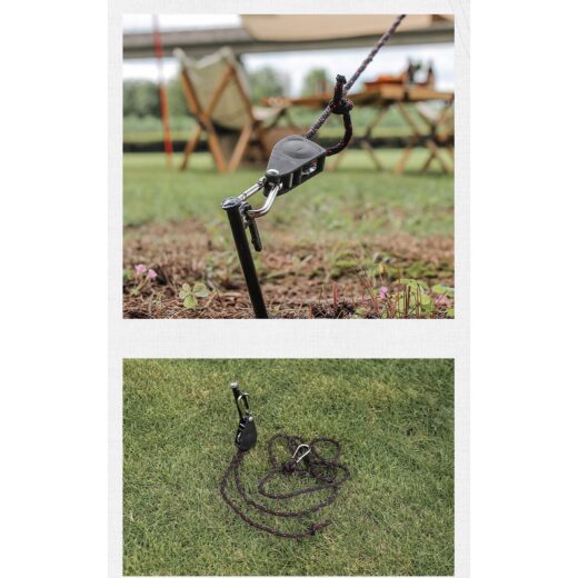 Tali Tenda Camping Katrol ISE MOUNT Adjustable Rope Buckle Hook Tent Aksesoris Tenda - Image 2