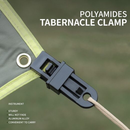 Penjepit Tenda Kanopi ISE MOUNT Tent Clip Flysheet Clip Tent Snaps Tarps for Outdoors Camping - Image 4