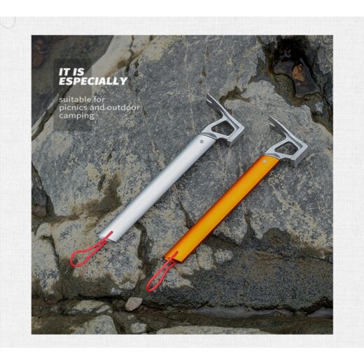 Palu Camping Mendaki Portable ISE MOUNT Nail Hammer Aluminium Outdoor Hiking - Image 3