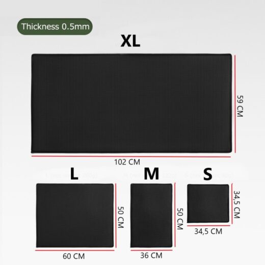 Alas Panggangan Api Unggun ISE MOUNT Fireproof Cloth Flame Retardant Insulation Mat Camping Alas Anti Panas - Image 4