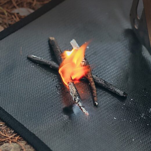Alas Panggangan Api Unggun ISE MOUNT Fireproof Cloth Flame Retardant Insulation Mat Camping Alas Anti Panas - Image 3