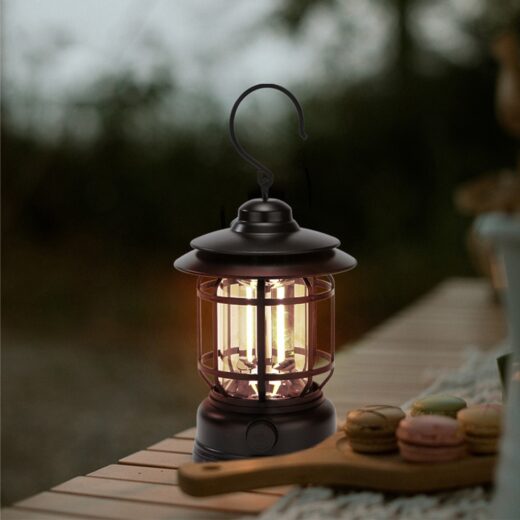 Lampu Tenda Camping Outdoor Tent Lamp Hiking Hanging Lantern Lampu USB Kemah - Image 5