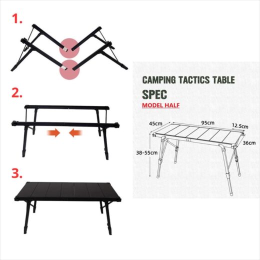 CLS Meja Lipat IGT Portable Aluminum Meja Masak Camping Outdoor - Image 2
