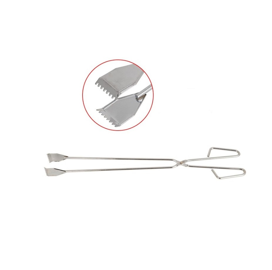 Capitan Panggangan BBQ Outdoor Iron Carbon Clip Charcoal Clip Camping Capit Arang Kemah