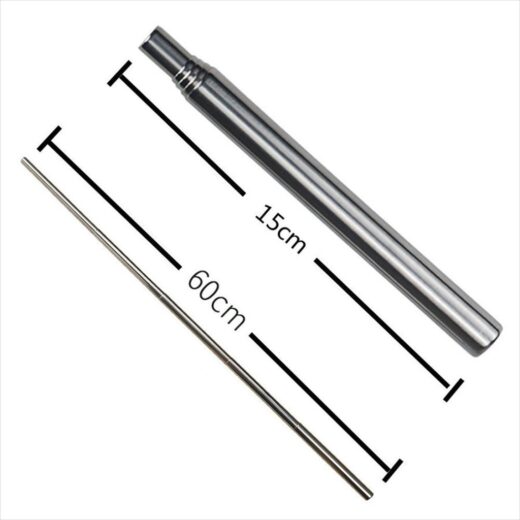 Alat Pembuat Api Unggun Arang Camping Stainless Steel Outdoor Pipa Peniup Api - Image 6
