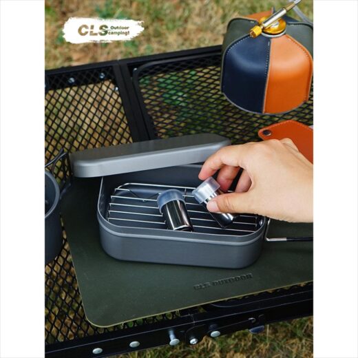 Botol Bumbu BBQ CLS Mini Cruet 2 Piece Set Portable Outdoor Camping Hiking - Image 4