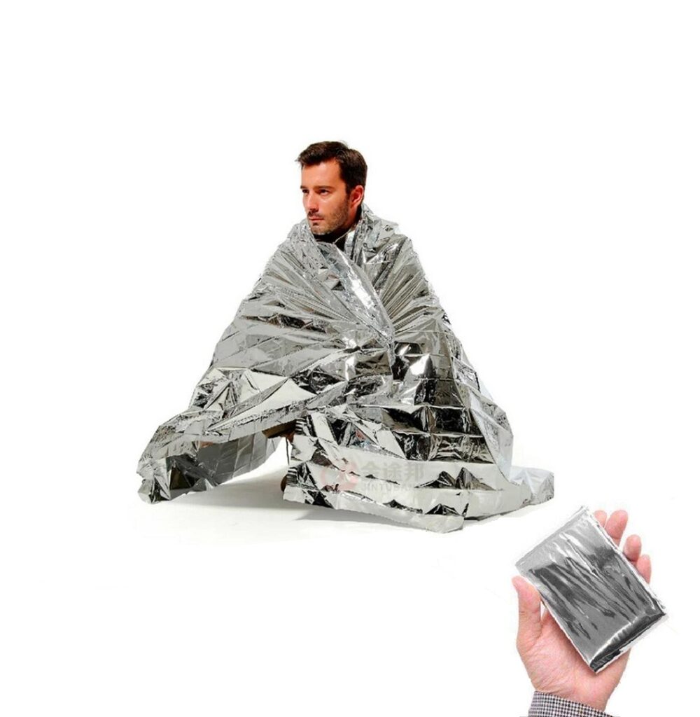 Emergency Blanket Mendaki Aluminium Foil Selimut Survival Outdoor Hiking Camping