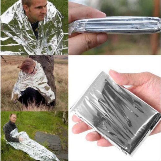Emergency Blanket Mendaki Aluminium Foil Selimut Survival Outdoor Hiking Camping - Image 2