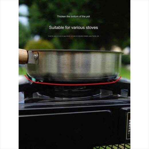 Frying Pan BBQ Alat Masak Teflon Wajan Camping Outdoor - Image 2