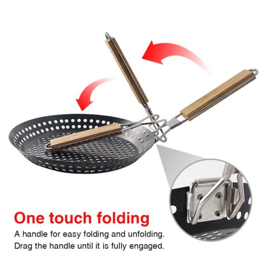 Wajan Teflon Frying Pan BBQ Alat Masak Camping Outdoor Hiking - Image 5