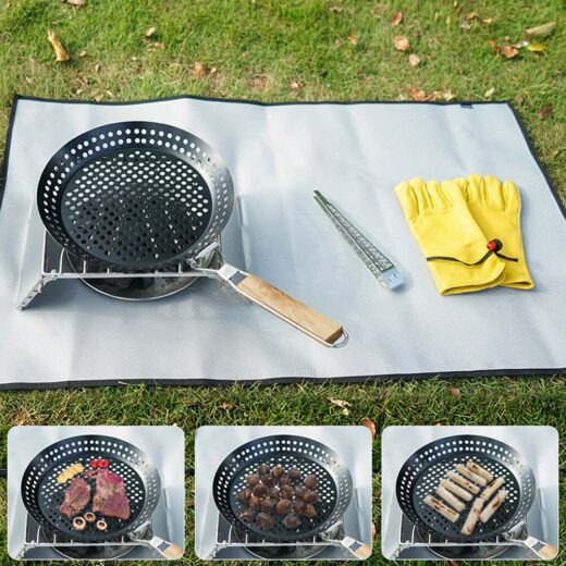 Wajan Teflon Frying Pan BBQ Alat Masak Camping Outdoor Hiking - Image 7