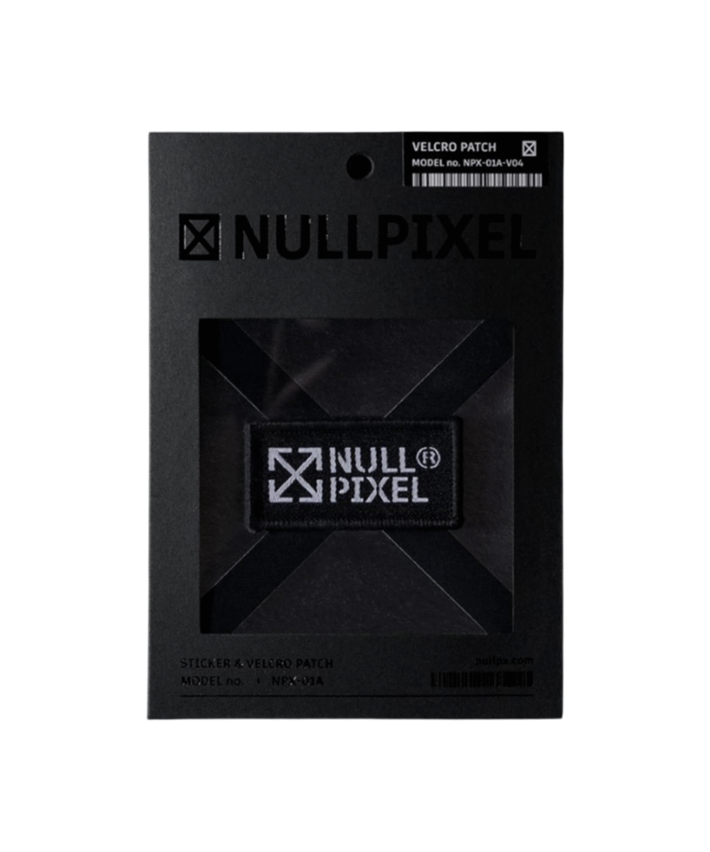 logo velcro patch tactical camping nullpixel