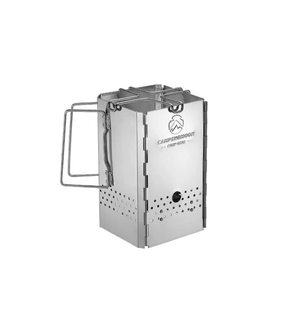 Panggangan Portabel Outdoor CAMPINGMOON Firewood Stove Hiking Mendaki