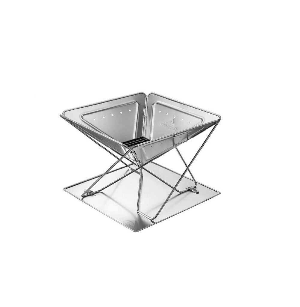 Panggangan BBQ Grill Outdoor CAMPINGMOON Folding Campfire Stainless Steel