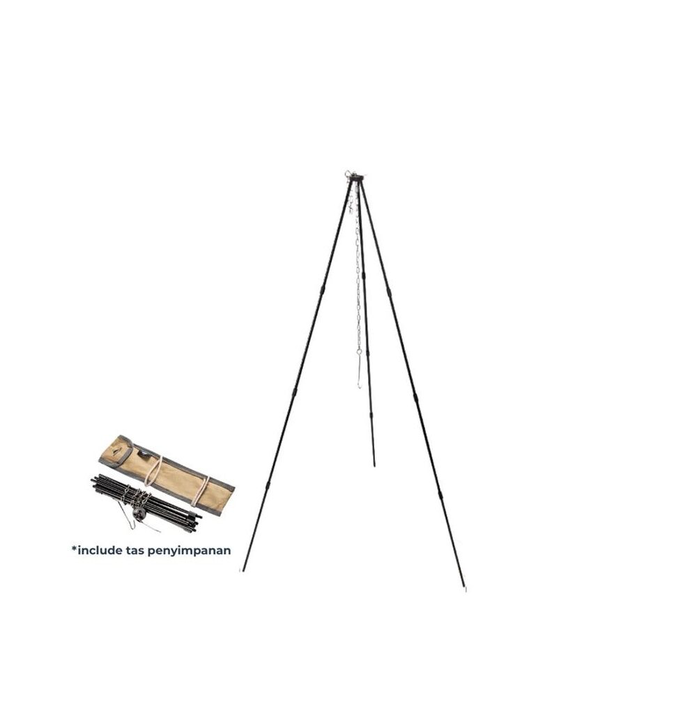 Hanging Tripod CAMPINGMOON Stand Tripod Masak Pot Camping