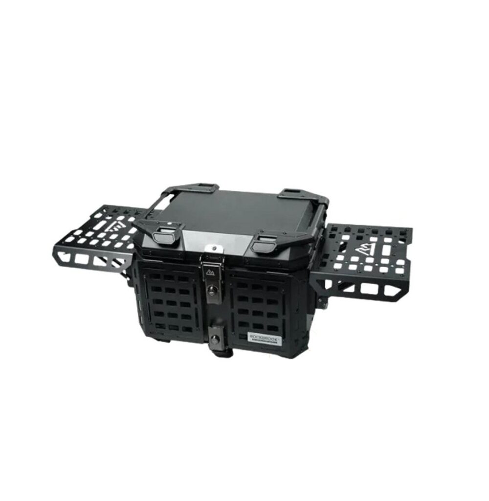 Box Motor Touring ROCKBROOK MOTO 45L Aluminium Storage Box Penyimpanan Bagasi Motor