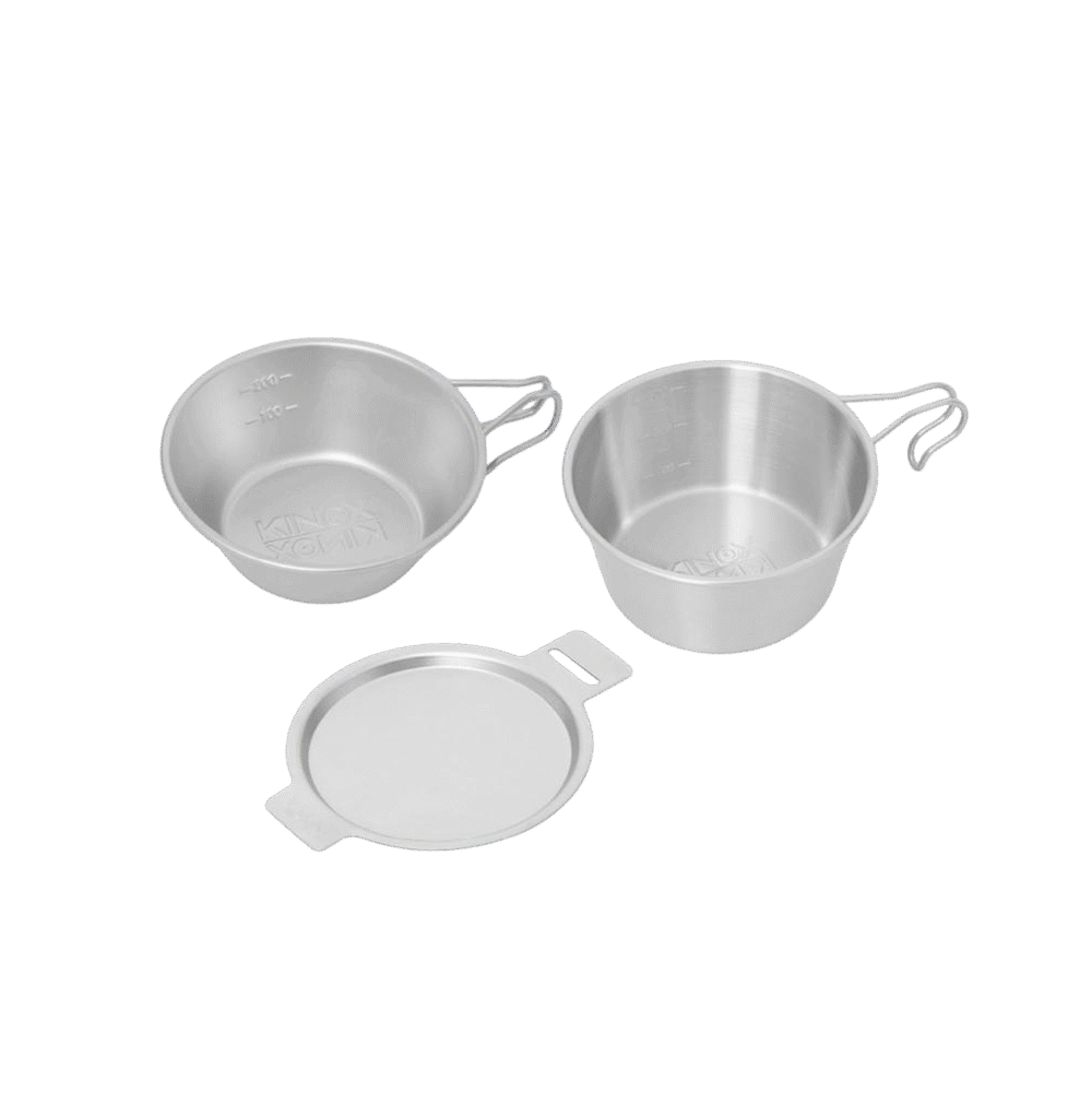 Mangkuk Sierra Bowl KINOX Stainless Steel Bowl Cup Camping Hiking
