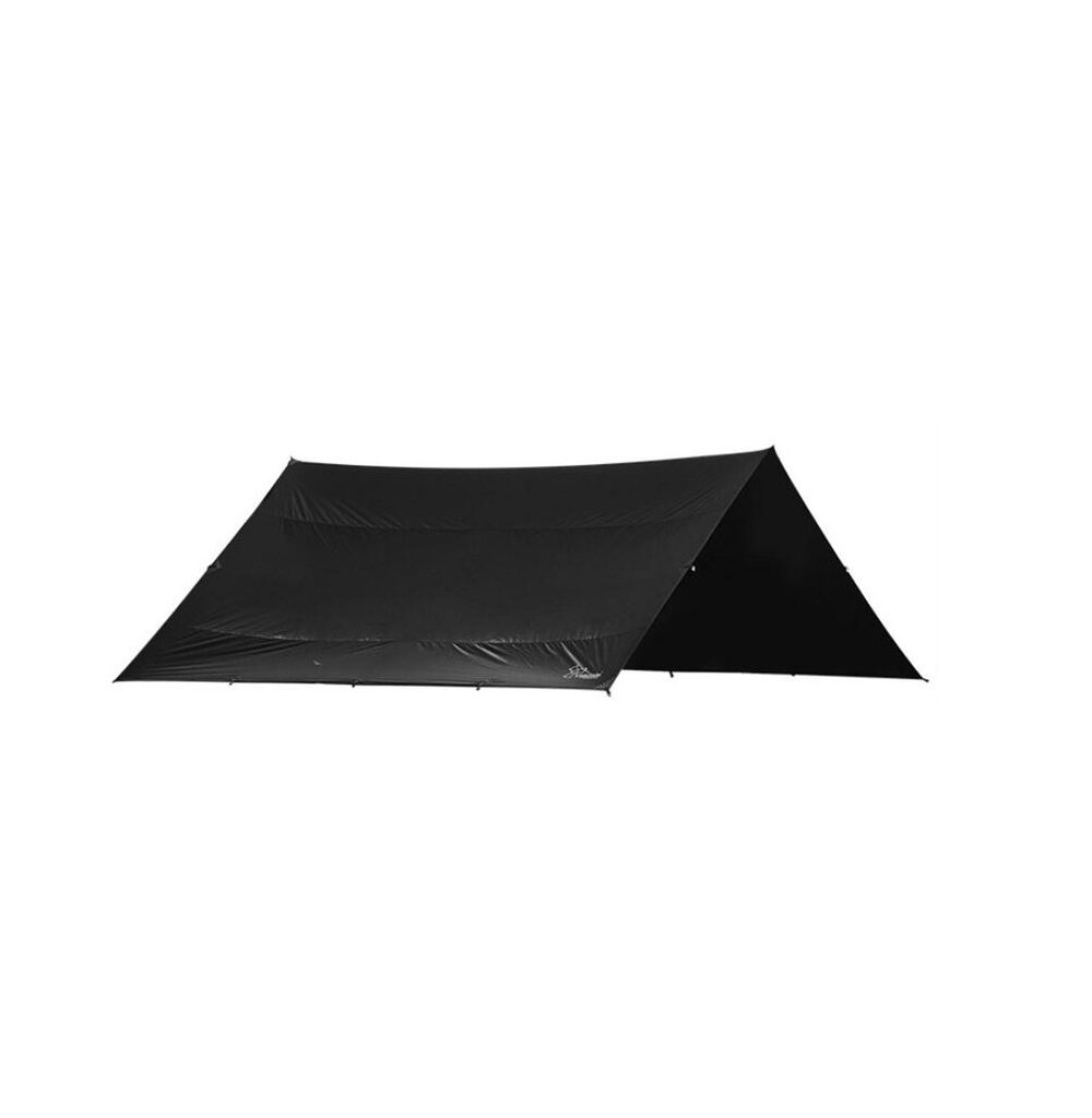 Flysheet Square VIDALIDO Black Vinyl Kanopi Waterproof Awning Camping Outdoor
