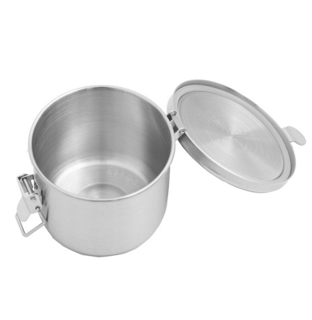 Tempat Bumbu Camping Stainless KINOX Sealed 2pcs