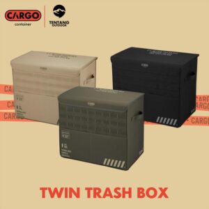 Cargo Container twin trash box