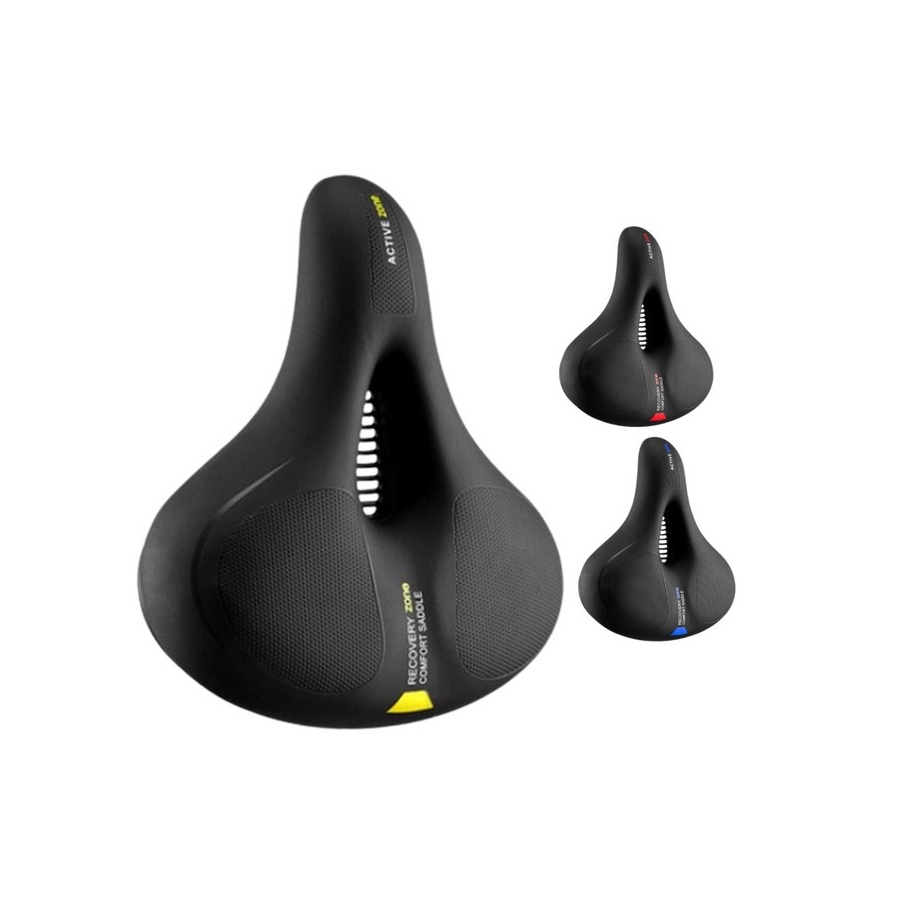 Sadel Sepeda ROCKBROS AQ-6090 Sadel Seli Empuk MTB With Reflektive Light