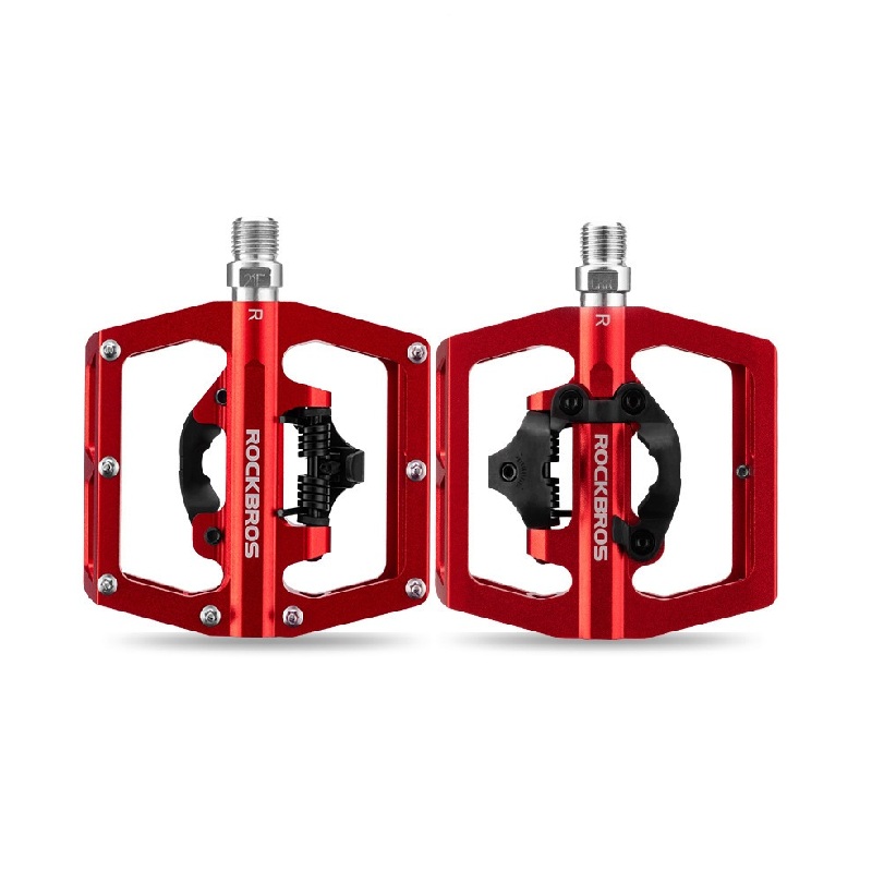 Pedal Sepeda ROCKBROS PD15-BK Lock Pedals MTB Roadbike Pedals
