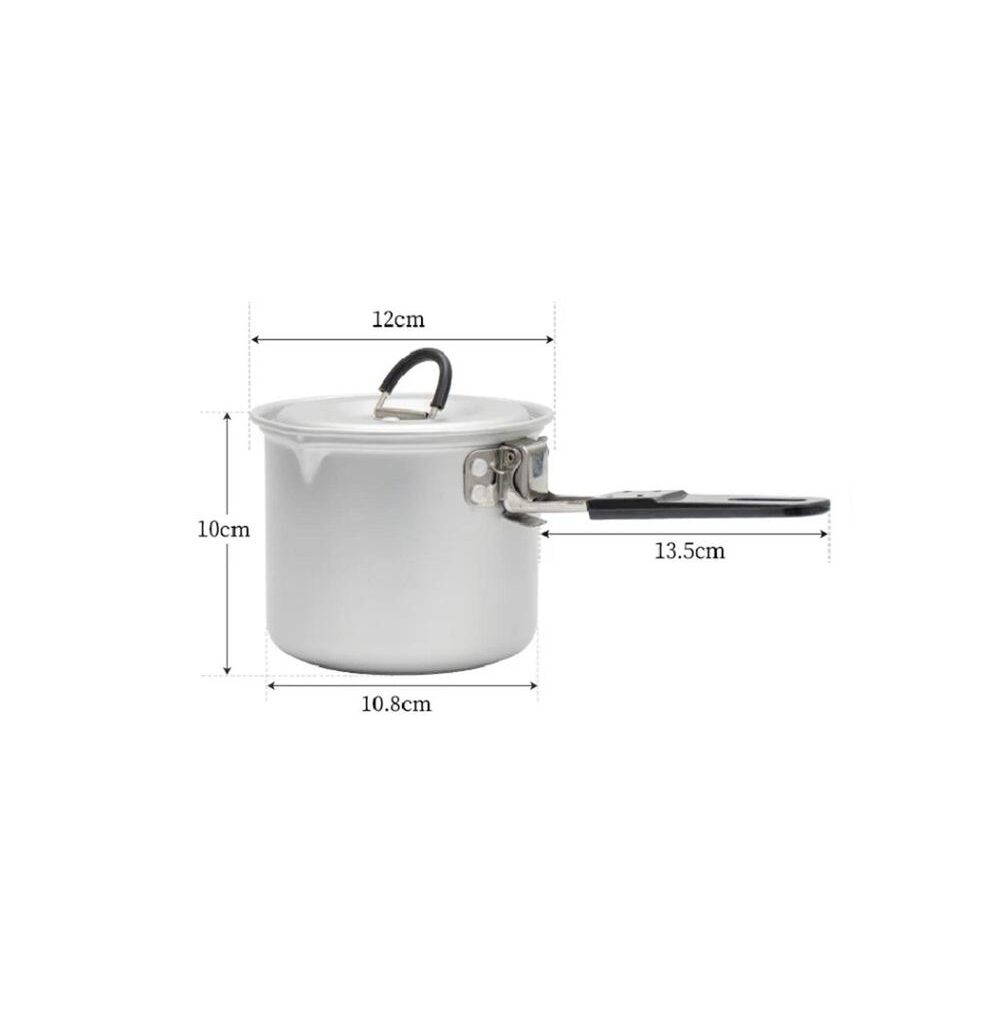 Panci Masak Multifungsi Portable Camping Nesting Cooking Pot Outdoor Hiking