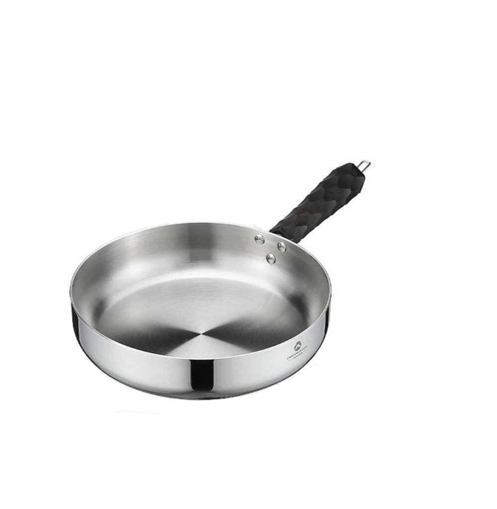 Frying Pan CAMPINGMOON Stainless Steel Alat Masak Teflon Wajan Camping Outdoor Hiking