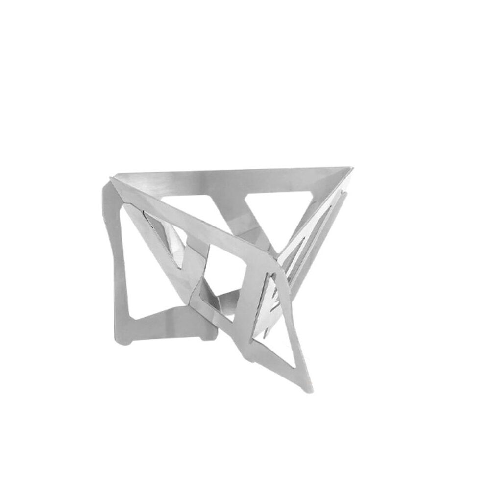 Coffee Filter Stand ISE MOUNT V60 Stainless Steel Folding Funnel FIlter Kopi Holder Portable