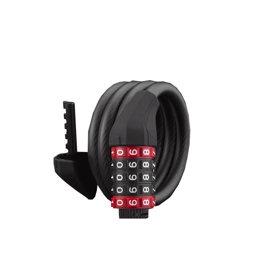 Kunci Gembok Sepeda ROCKBROS RKS507 Bike Lock 5 Digit Password Gembok Kabel