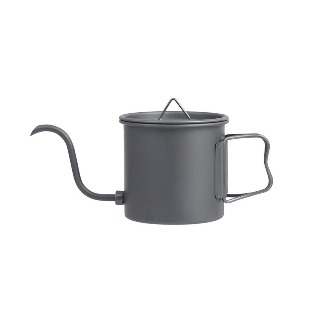 Kettle Titanium CLS Gooseneck Coffee Kettle Folding Handle Pour Over Hiking Outdoor