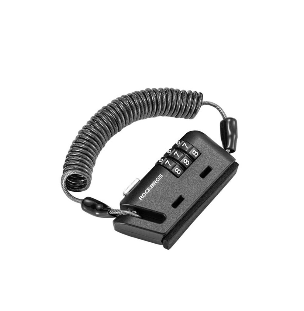 Gembok Helm 907 ROCKBROS Bicycle Lock Aksesoris Sepeda Multifungsi Kunci Pengaman Sepeda Helm