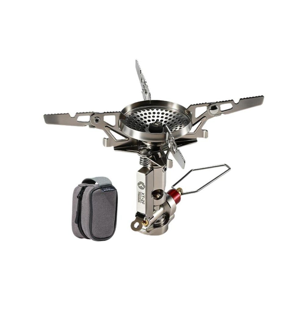 Kompor Gas CAMPINGMOON XT-2F Titanium Rocket Mini Stove Ultralight Hiking Camping Outdoor