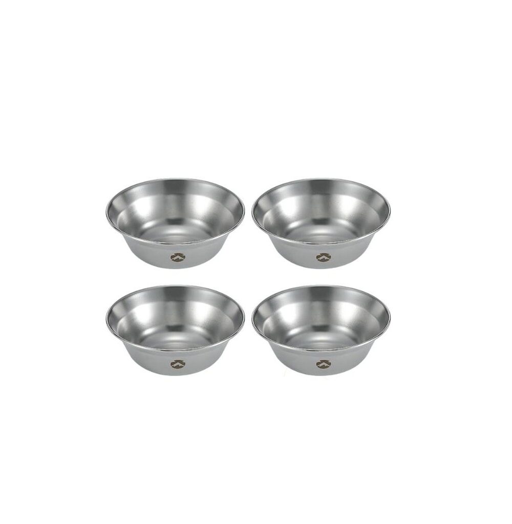Set Mangkuk Makan CAMPINGMOON Stainless Steel Bowl Peralatan Makan Camping Outdoor